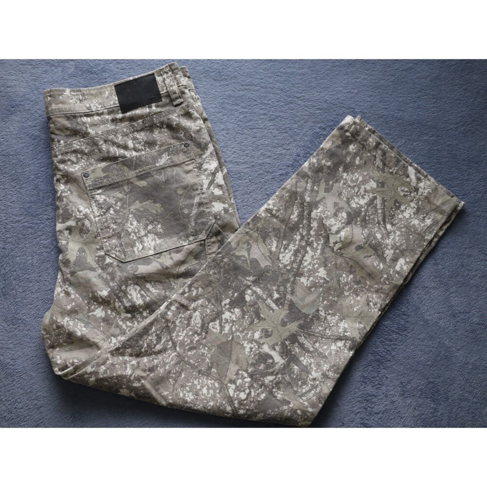 Aeropostale Baggy Carpenter Pants Mens Camo Utility Workwear Y2K 38x30